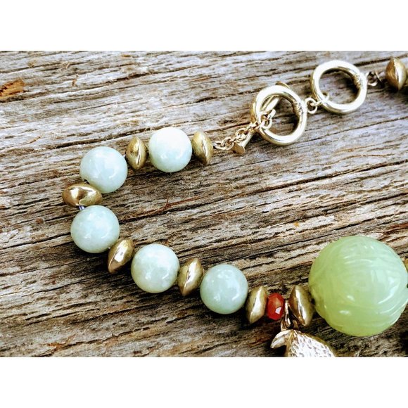 Vintage Asian Style Bracelet Sterling Charms Beads - Picture 2 of 7